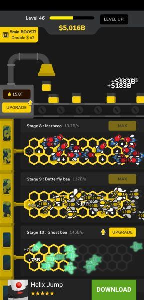 how many levels are in bee factory